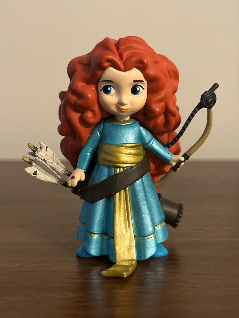 Disney Merida Mini Figure - Blue Dress & Red Hair